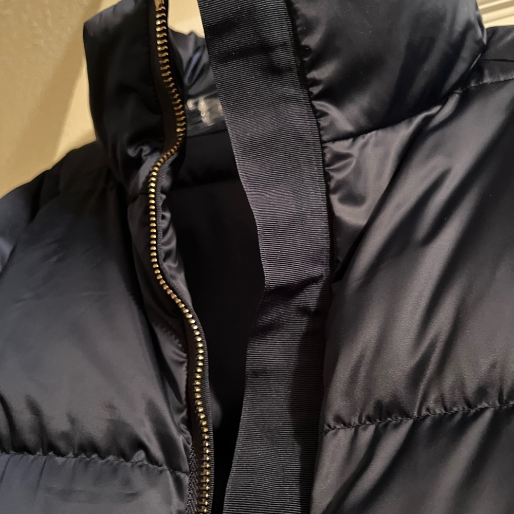 Tory Burch Navy Reversible Down Jacket - Picture 10 of 16